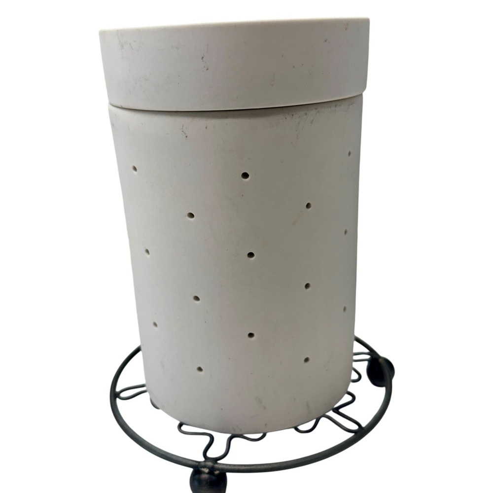 Scentsy Core Glowing Full Sz Warmer, 3 Wraps Loom+Nativity+Halloween+Stand HTF - Picture 5 of 15